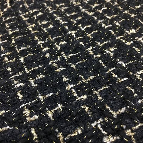 buy chanel tweed with celephane fabric|what makes chanel tweed.